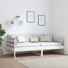 Stella Homewares Day Bed without Mattress White Solid Wood Pine 90x190 cm