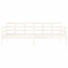 Stella Homewares Day Bed without Mattress White Solid Wood Pine 90x190 cm