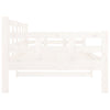 Stella Homewares Day Bed without Mattress White Solid Wood Pine 90x190 cm