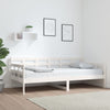 Stella Homewares Day Bed without Mattress White Solid Wood Pine 90x190 cm