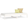 Stella Homewares Day Bed without Mattress White 90x190 cm Solid Wood Pine