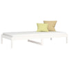 Stella Homewares Day Bed without Mattress White 90x190 cm Solid Wood Pine