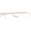 Stella Homewares Day Bed without Mattress White 90x190 cm Solid Wood Pine