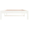 Stella Homewares Day Bed without Mattress White 90x190 cm Solid Wood Pine
