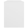 Stella Homewares Dressing Stool White 70x35x45 cm Engineered Wood