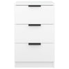Stella Homewares Bedside Cabinet White 40x36x65 cm