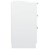 Stella Homewares Bedside Cabinet White 40x36x65 cm