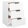 Stella Homewares Bedside Cabinet White 40x36x65 cm