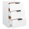 Stella Homewares Bedside Cabinets 2 pcs White 40x36x65 cm