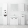 Stella Homewares Bathroom Cabinet White 32x34x188.5 cm Engineered Wood