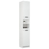 Stella Homewares Bathroom Cabinet White 32x34x188.5 cm Engineered Wood