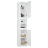 Stella Homewares Bathroom Cabinet White 32x34x188.5 cm Engineered Wood