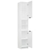 Stella Homewares Bathroom Cabinet White 32x34x188.5 cm Engineered Wood