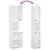 Stella Homewares Bathroom Cabinet White 32x34x188.5 cm Engineered Wood