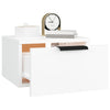 Stella Homewares Wall-mounted Bedside Cabinets 2 pcs White 34x30x20 cm