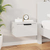 Stella Homewares Wall-mounted Bedside Cabinets 2 pcs High Gloss White 34x30x20 cm