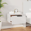 Stella Homewares Wall-mounted Bedside Cabinets 2 pcs High Gloss White 34x30x20 cm