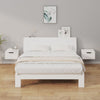 Stella Homewares Wall-mounted Bedside Cabinets 2 pcs High Gloss White 34x30x20 cm