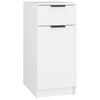 Stella Homewares Desk Cabinet White 33.5x50x75 cm Engineered Wood