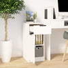 Stella Homewares Desk Cabinet White 33.5x50x75 cm Engineered Wood