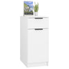 Stella Homewares Desk Cabinet White 33.5x50x75 cm Engineered Wood
