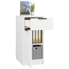 Stella Homewares Desk Cabinet White 33.5x50x75 cm Engineered Wood