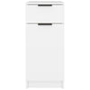 Stella Homewares Desk Cabinet White 33.5x50x75 cm Engineered Wood