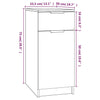 Stella Homewares Desk Cabinet White 33.5x50x75 cm Engineered Wood