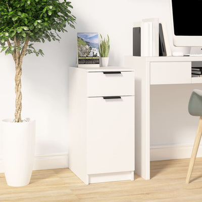 Stella Homewares Desk Cabinet White 33.5x50x75 cm Engineered Wood