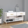 Stella Homewares Shoe Cabinet White 102x35x55 cm Engineered Wood