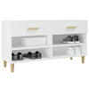 Stella Homewares Shoe Cabinet White 102x35x55 cm Engineered Wood