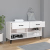 Stella Homewares Shoe Cabinet High Gloss White 102x35x55 cm Engineered Wood