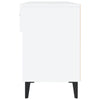 Stella Homewares Shoe Cabinet High Gloss White 102x35x55 cm Engineered Wood