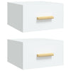Stella Homewares Wall-mounted Bedside Cabinets 2 pcs White 35x35x20 cm