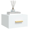 Stella Homewares Wall-mounted Bedside Cabinets 2 pcs White 35x35x20 cm
