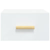 Stella Homewares Wall-mounted Bedside Cabinets 2 pcs White 35x35x20 cm