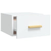 Stella Homewares Wall-mounted Bedside Cabinets 2 pcs White 35x35x20 cm