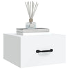 Stella Homewares Wall-mounted Bedside Cabinets 2 pcs White 35x35x20 cm