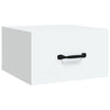 Stella Homewares Wall-mounted Bedside Cabinets 2 pcs White 35x35x20 cm
