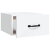 Stella Homewares Wall-mounted Bedside Cabinets 2 pcs White 35x35x20 cm