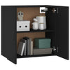 Stella Homewares Wall Cabinet Black 60x31x60 cm Engineered Wood