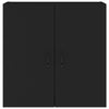 Stella Homewares Wall Cabinet Black 60x31x60 cm Engineered Wood