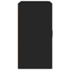 Stella Homewares Wall Cabinet Black 60x31x60 cm Engineered Wood