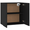 Stella Homewares Wall Cabinet Black 60x31x60 cm Engineered Wood