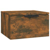 Stella Homewares Wall-mounted Bedside Cabinets 2 pcs Smoked Oak 34x30x20 cm
