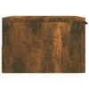 Stella Homewares Wall-mounted Bedside Cabinets 2 pcs Smoked Oak 34x30x20 cm