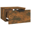 Stella Homewares Wall-mounted Bedside Cabinets 2 pcs Smoked Oak 34x30x20 cm