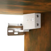 Stella Homewares Wall-mounted Bedside Cabinets 2 pcs Smoked Oak 34x30x20 cm