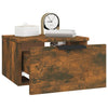 Stella Homewares Wall-mounted Bedside Cabinets 2 pcs Smoked Oak 34x30x20 cm