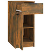 Stella Homewares Desk Cabinet Smoked Oak 33.5x50x75 cm Engineered Wood